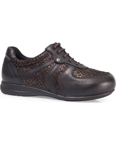 Zapatos CALZAMEDI  de Mujer ZAPATILLAS DIABETICO PALA ELASTICA W  MARRON