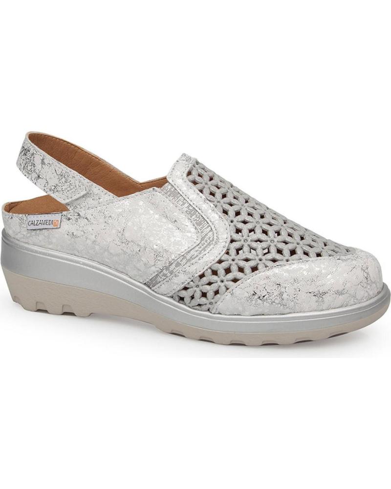 Sandálias de Mulher CALZAMEDI SANDALIA 0728 BLANCO