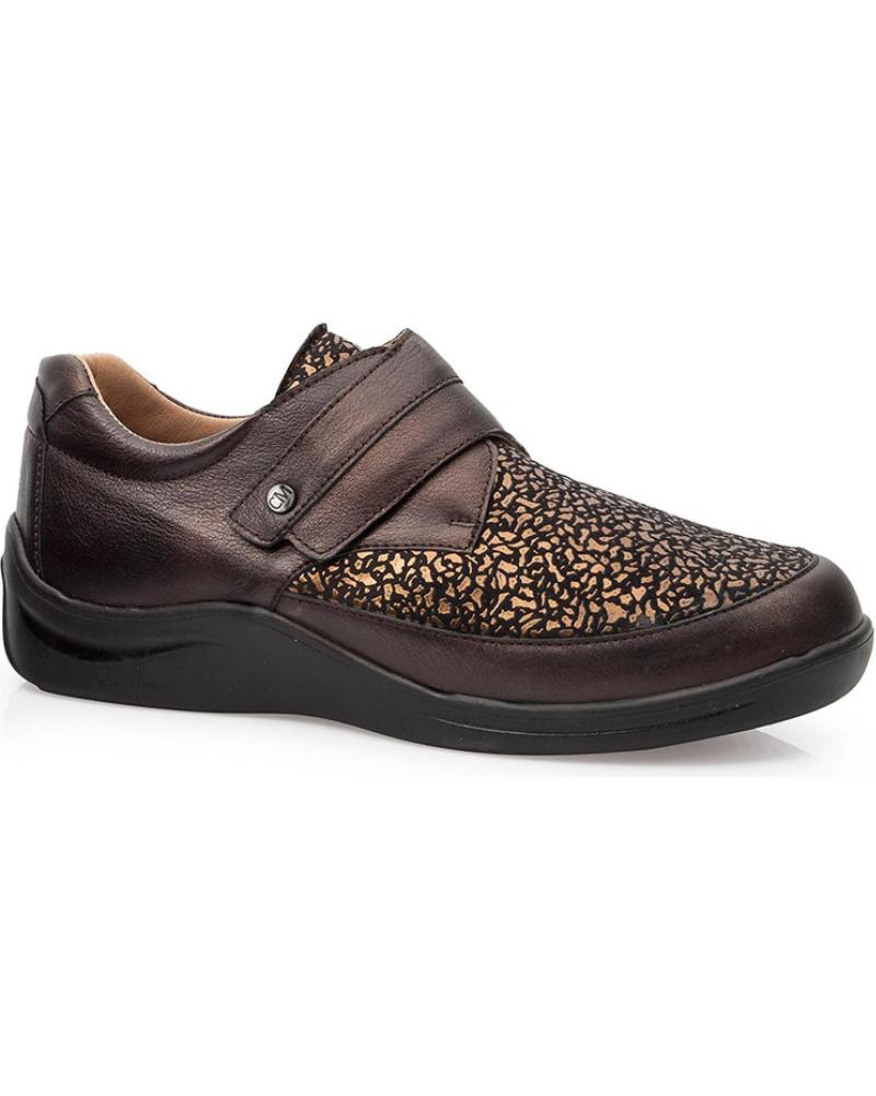 Woman shoes CALZAMEDI ZAPATOS ELASTICO DIABETICO 0750  MARRON