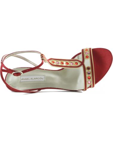 Sapatos de salto de Mulher ANGEL ALARCON ANG ALARCON OPORTO ROJO