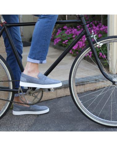 DUCA DI MORRONE ENEA-CAM BLEU MOCASSINS BLUE