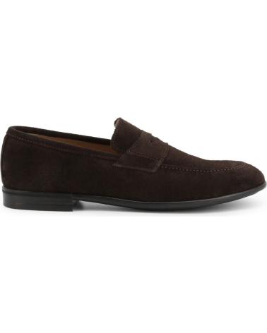 DUCA DI MORRONE LEONE-CAM BROWN SUEDE MEN'S LOAFERS BROWN
