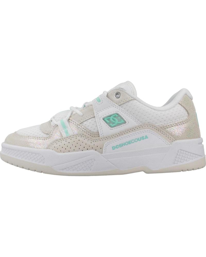 Sapatilhas DC SHOES  de Mulher ZAPATILLAS MUJER DC MODELO CONSTRUCT SHOE COLOR BLANCO  WIM