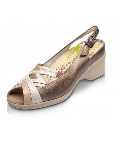Sandalias de Mujer DRUCKER CALZAPEDIC ZAPATO MUJER ORTOPEDICO OPERA BRONCE