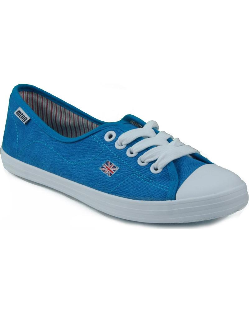 Zapatillas deporte MTNG  de Mujer MUSTANG CANVAS ZAPATILLA LONA CHICA  CELESTE
