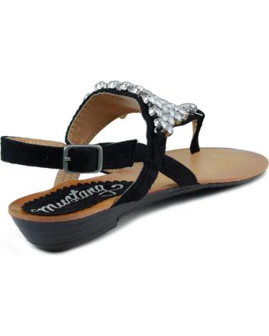 Sandalen für Damen MTNG MUSTANG MUJER AFELPADO CAMINHA NEGRO