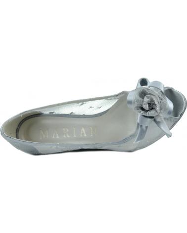 Zapatos de tacón de Mujer MARIAN ZAPATO FIESTA TRANSPARENTE COMODO PLATA