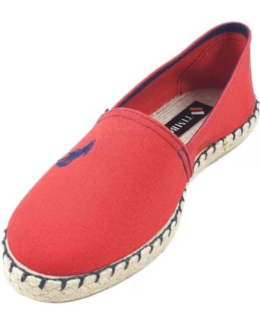 Chaussures TIMBOS  pour Homme ALPARGATA ESPARTO DE HOMBRE 123621  ROJO