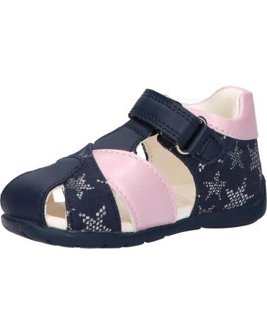girl Sandals GEOX B021QA 01054 B ELTHAN  C0694 NAVY-PINK