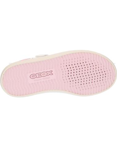 Deportivas GEOX  de Niña J024NB 0AW54 J GISLI  C1364 WHITE-DK PINK