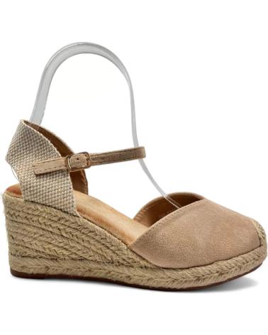 Woman Sandals TIMBOS SANDALIA CUNA ESPARTO MUJER CAMEL 130007  MARRóN