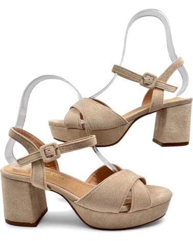 Woman Sandals TIMBOS SANDALIA TACON PLATAFORMA VESTIR MUJER 130000  BEIGE