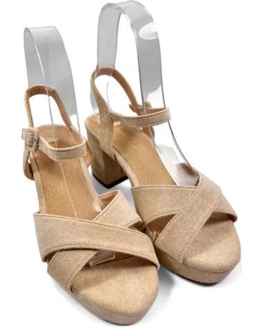 Woman Sandals TIMBOS SANDALIA TACON PLATAFORMA VESTIR MUJER 130000  BEIGE
