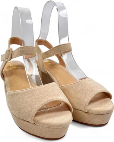Sandálias TIMBOS  de Mulher SANDALIA TACON PLATAFORMA VESTIR MUJER 129997  BEIGE