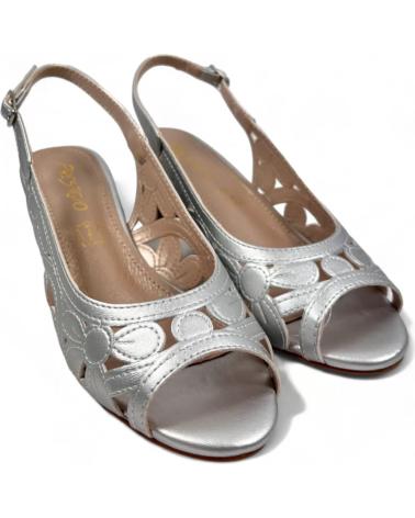 Sandálias TIMBOS  de Mulher SANDALIA TACON FIESTA MUJER PLATA 129991  PLATEADO