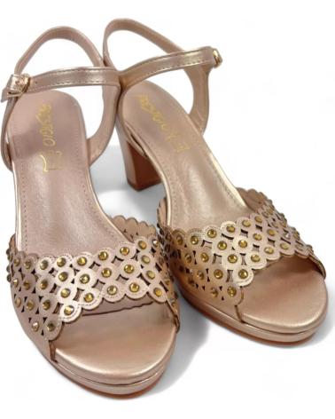 Sandálias TIMBOS  de Mulher SANDALIA TACON PLATAFORMA FIESTA MUJER TAUPE 129983  VERDE