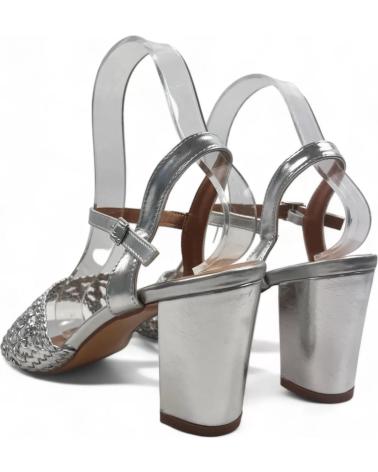 Sandálias TIMBOS  de Mulher SANDALIA TACON FIESTA MUJER PLATA 129933  PLATEADO