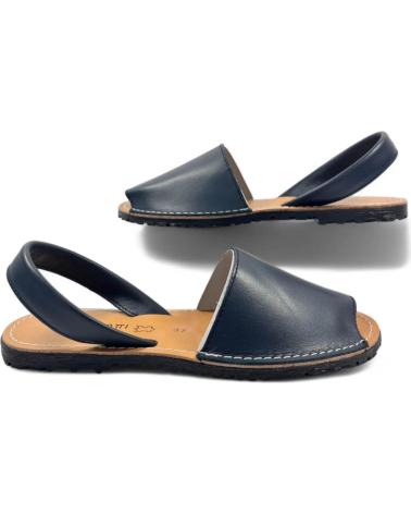 Sandales TIMBOS  pour Homme MENORQUINA DE PIEL PARA MUJER COLOR 129880  AZUL