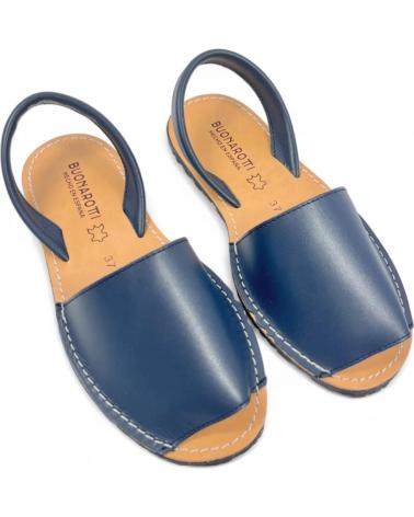 Sandales TIMBOS  pour Homme MENORQUINA DE PIEL PARA MUJER COLOR 129880  AZUL