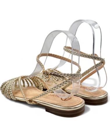 Sandales TIMBOS  pour Femme SANDALIA PLANA MUJER ORO 129865  AMARILLO