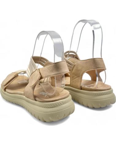 Sandales TIMBOS  pour Femme SANDALIA CUNA COMODA MUJER 129808  BEIGE