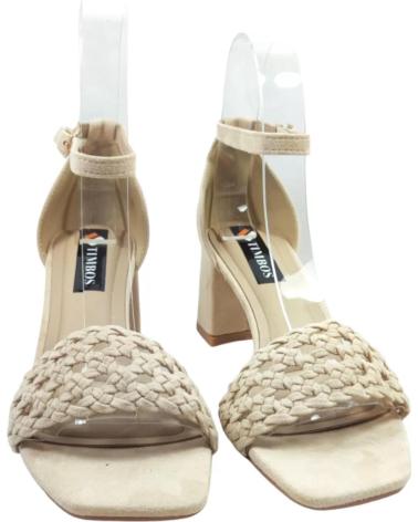 Sandálias TIMBOS  de Mulher SANDALIA TACON DIA MUJER 129724  BEIGE