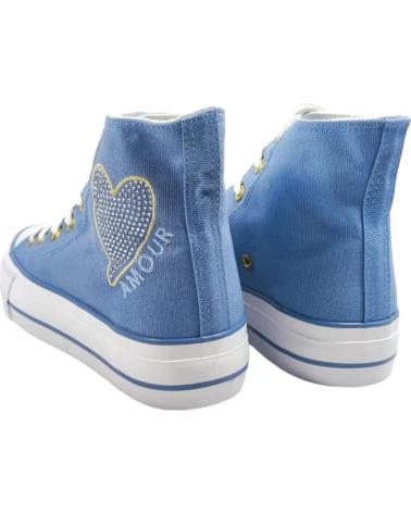 Zapatillas deporte TIMBOS  pour Femme DEPORTIVA DE MUJER BLANCO 129720  AZUL