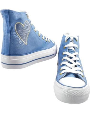 Zapatillas deporte TIMBOS  pour Femme DEPORTIVA DE MUJER BLANCO 129720  AZUL