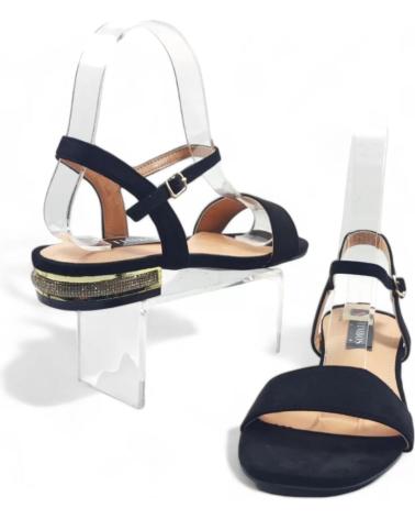 Woman Sandals TIMBOS SANDALIA TACON BAJO FIESTA MUJER 129583  NEGRO