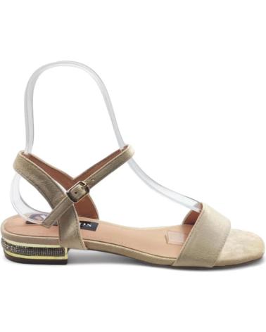 Sandálias TIMBOS  de Mulher SANDALIA TACON BAJO FIESTA MUJER BEIGE 129582  AMARILLO