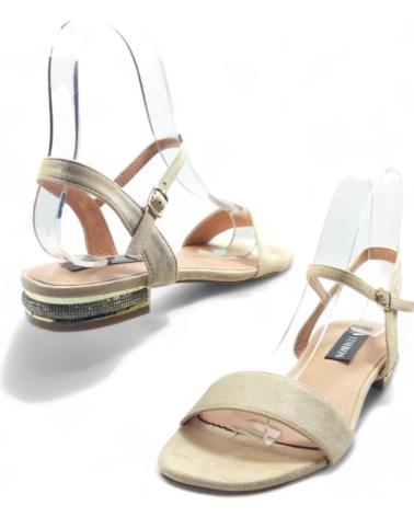 Sandálias TIMBOS  de Mulher SANDALIA TACON BAJO FIESTA MUJER BEIGE 129582  AMARILLO