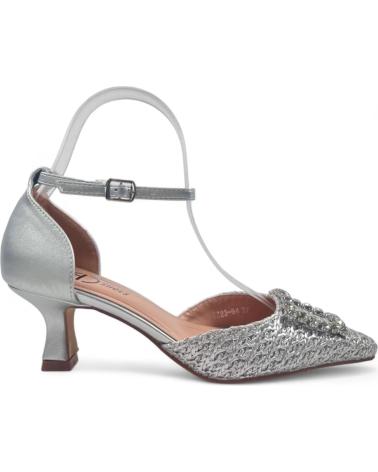 Sandales TIMBOS  pour Femme SANDALIA TACON FIESTA PLATA 129567  PLATEADO