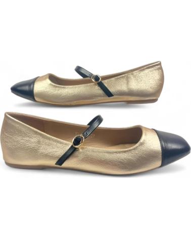 Woman Flat shoes TIMBOS MERCEDES DE MUJER ORO 129540  AMARILLO