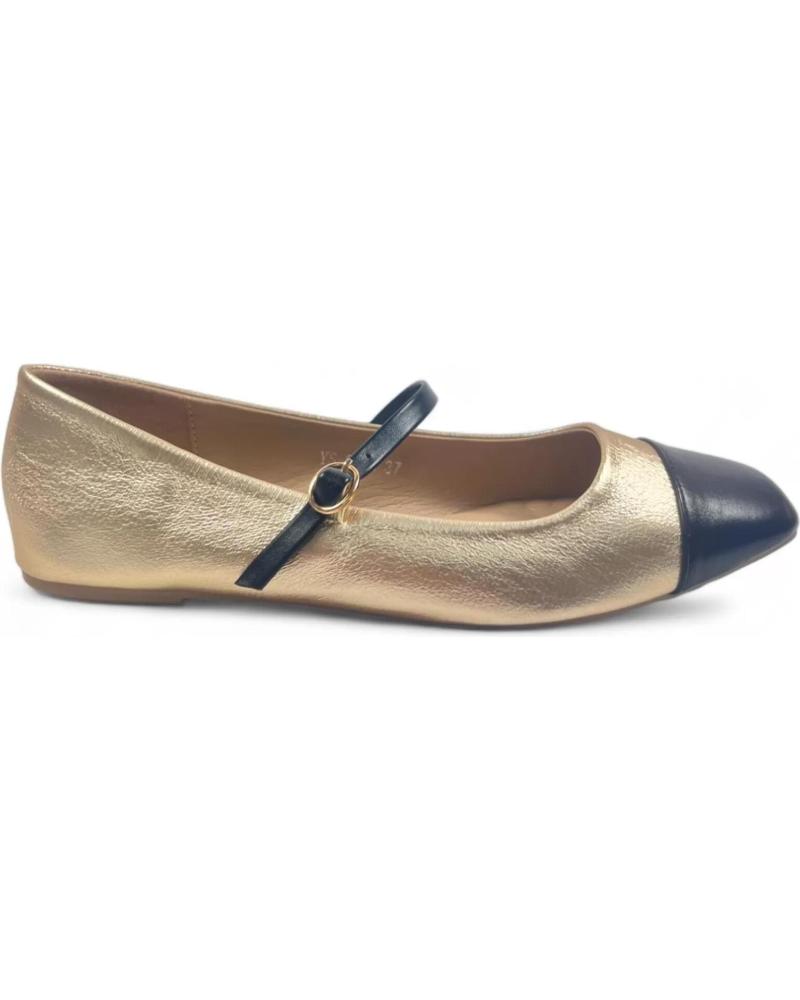 Woman Flat shoes TIMBOS MERCEDES DE MUJER ORO 129540  AMARILLO