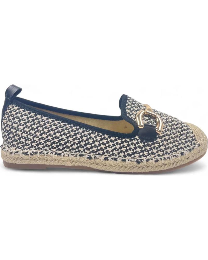 Mocassins TIMBOS  de Mulher MOCASIN ESPARTO DE MUJER 129537  NEGRO
