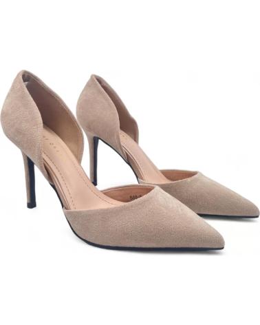 Sandales TIMBOS  pour Femme SALON TACON VESTIR MUJER 129526  BEIGE