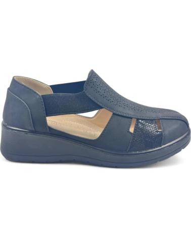 Sandálias TIMBOS  de Mulher MOCASIN PICADO DE CUNA 129518  NEGRO