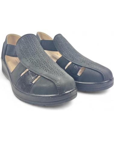 Woman Sandals TIMBOS MOCASIN PICADO DE CUNA 129518  NEGRO