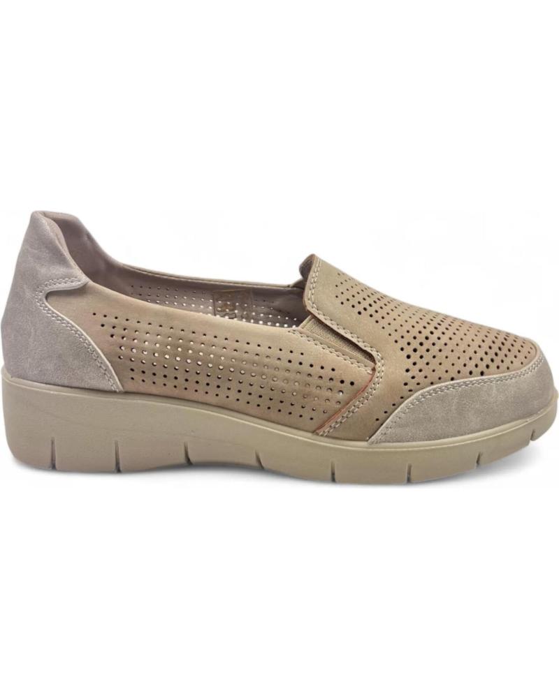 Chaussures TIMBOS  pour Homme MOCASIN CUNA PICADO DE MUJER TAUPE 129493  VERDE