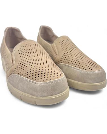 Chaussures TIMBOS  pour Homme MOCASIN CUNA PICADO DE MUJER TAUPE 129493  VERDE