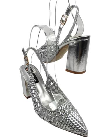 Sandálias TIMBOS  de Mulher SANDALIA TACON FIESTA MUJER PLATA 127719  PLATEADO