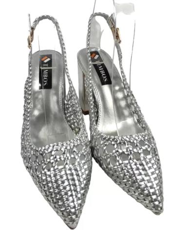 Sandálias TIMBOS  de Mulher SANDALIA TACON FIESTA MUJER PLATA 127719  PLATEADO