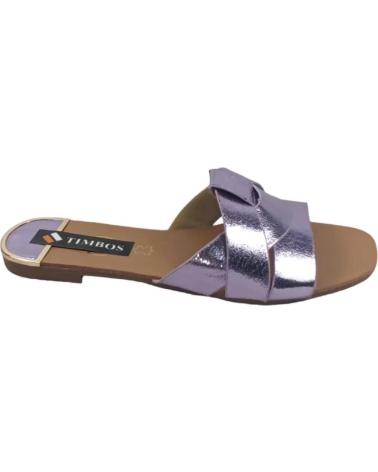 Woman Sandals TIMBOS SANDALIA PLANA MUJER PURPURA 127657  MORADO