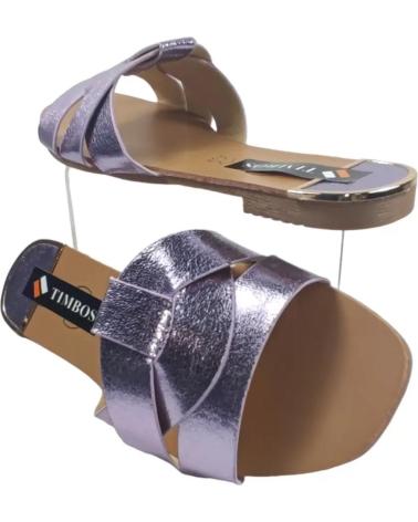 Woman Sandals TIMBOS SANDALIA PLANA MUJER PURPURA 127657  MORADO