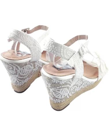 Sandalias TIMBOS  de Mujer SANDALIA CUNA ESPARTO NOVIA 127552  BLANCO