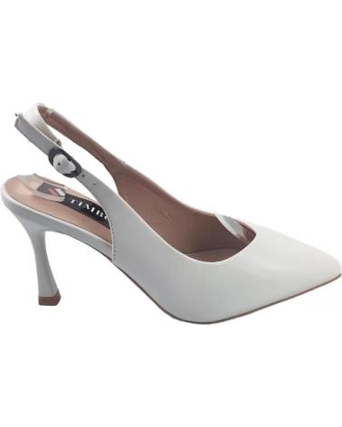 Sandálias TIMBOS  de Mulher TACON DESTALONADO NOVIA 127539  BLANCO