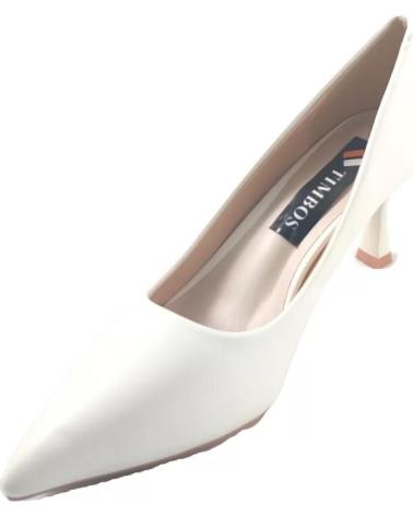 Escarpins TIMBOS  pour Femme SALON TACON NOVIA 127538  BLANCO