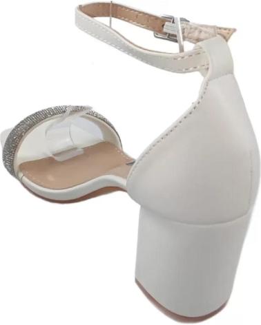 Sandales TIMBOS  pour Femme SANDALIAS TACON MUJER NOVIA 127518  BLANCO