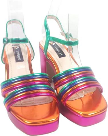 Sandálias TIMBOS  de Mulher SANDALIA TACON FIESTA MULTICOLOR 129584  VARIOS COLORES