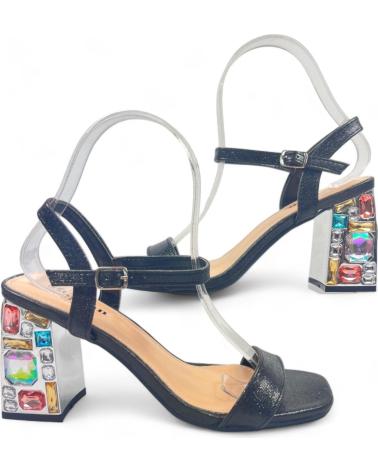Woman Sandals TIMBOS SANDALIA TACON FIESTA  NEGRO
